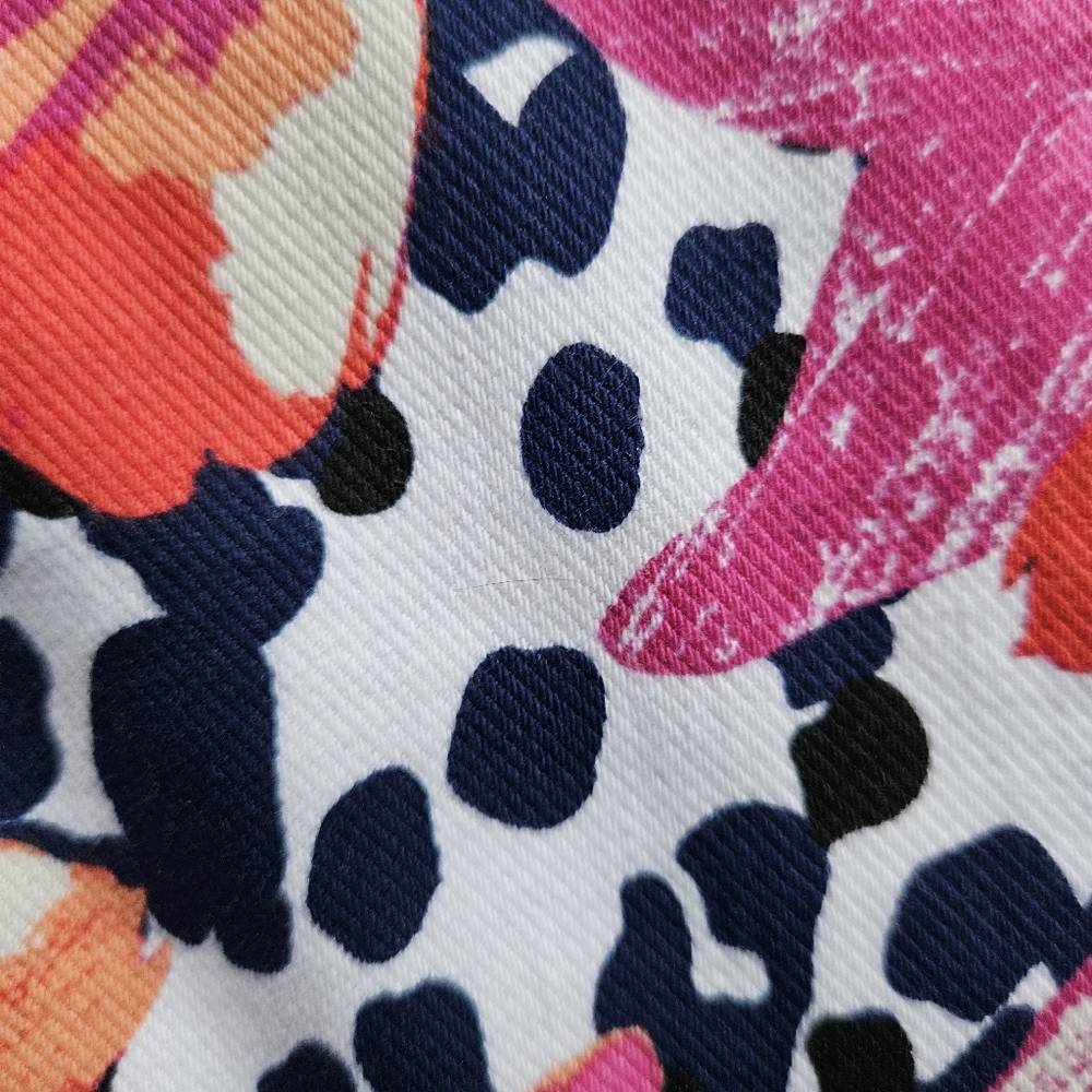 SIZE XL UTOPIA leggings capri floral flower multicolored - Picture 6 of 8
